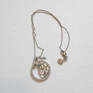 Touchstone AB Silver Circle Necklace